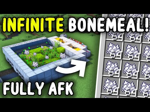 BEST BONEMEAL Farm Minecraft 1.21! (FULLY AFK)