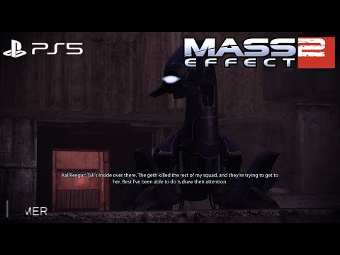 Mass Effect 2 Legendary Edition Remastered - Geth Colossus Boss Fight 1080p PS5