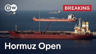 Iran opens Strait of Hormuz after ceasefire — oil prices drop, deal 'close'? | DW News