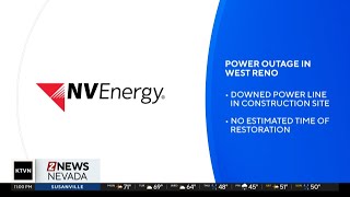 Power outage affecting residents in west Reno
