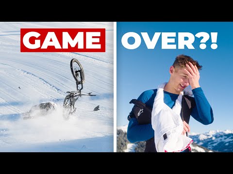 Schlüsselbein GEBROCHEN?! Mit dem RAD im SNOWPARK?!
