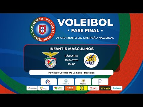 SL BENFICA x GAMA BARROS VOLEIBOL - FASE FINAL INFANTIS MASCULINOS 2023