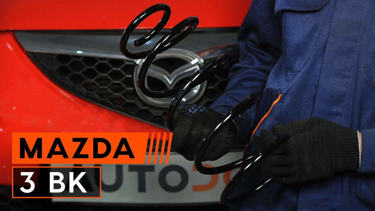 Hoe spiraalveer vooraan vervangen bij een Mazda 3 BK – Leidraad voor bij het vervangen