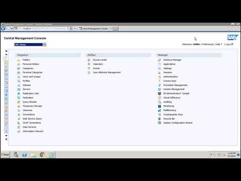 SAP BO Administration Introduction