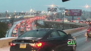 In Bensalem, It Was A Test Of Patience For The First Snow Of Season