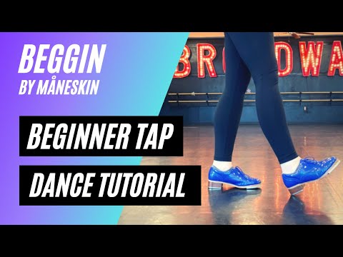 BEGINNER TAP DANCE TUTORIAL | "Beggin" by Måneskin | Step-by-Step & Easy, Great for Beginners!
