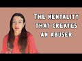 The mentality of an abuser + what creates it