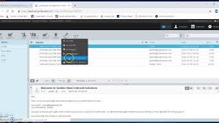 Golden West Webmail Tutorial-Mail View