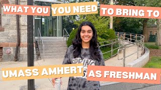 UMass Amherst Freshman Survival Guide | Everything I Wish I Knew