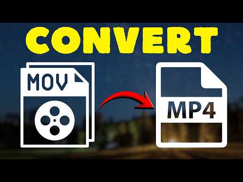 How to Convert MOV to MP4 Fast! (PC & Mac) 2026
