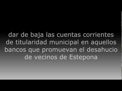 La Plataforma Vecinal denuncia en un vídeo que el PP vote en contra de declarar a Estepona 