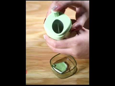 Plastic white toothpick holder & dispenser 5362