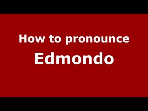 How to pronounce Edmondo (Italian/Italy) - PronounceNames.com