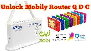 How To Unlock Mobily Router QDC | Unlock Mobile Rotor 4G QDC
