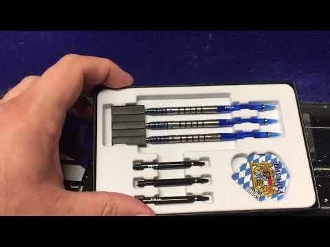 ONE80 BAVARIA ULTRA LONG DARTS   STEEL TIP   S04   BLUE
