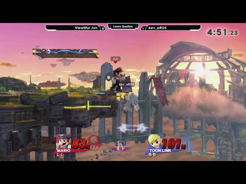 Smash 4: Viewtiful Jun (Captain Falcon) V kev_aROS (Toon Link) - Ascendance 95 Tournament SSB4