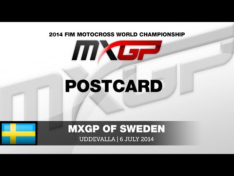 MXGP of Sweden 2014 Postcard - Motocross