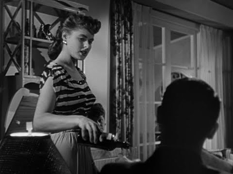 "I like party crashers" -- Ingrid Bergman picks up Cary Grant in Hitchcock's Notorious (1946)