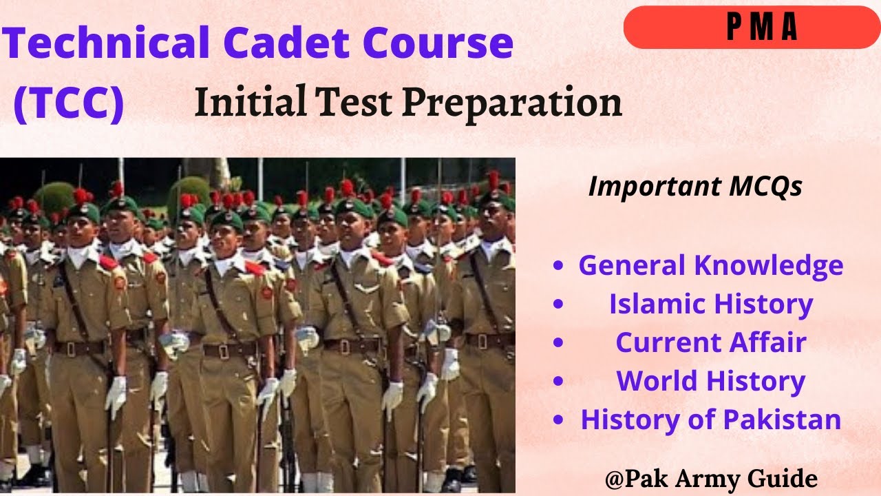 Technical Cadet Course TCC Initial Test Preparation