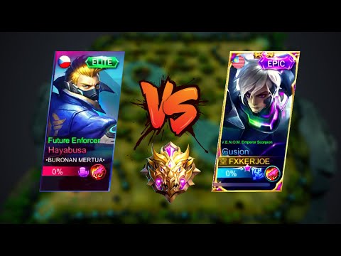 Custom 1 versus 1 with Trashtalker! Gusion V.E.N.O.M Emperor Scorpion by1 Gameplay