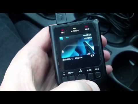 A118C Dash cam install and test footage