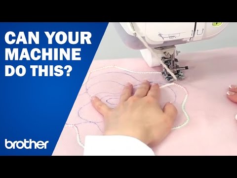 Couching Dual Feed | THE Brother Dream Machine