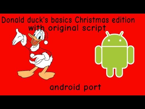 Christmas ☃️ Donald duck's basics Christmas edition with original script android port