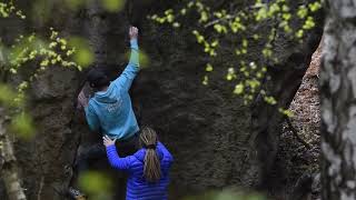 Video thumbnail de Monoattack, 7C. Modřín