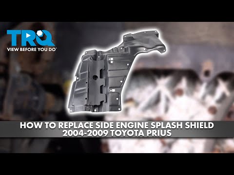 How to Replace Side Engine Splash Shield 2004-2009 Toyota Prius