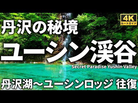 【徹底解説】丹沢の秘境「ユーシン渓谷」 ～通行止め解除！丹沢湖からユーシンブルーを楽しみつつユーシンロッジまで往復～ Course Guide of Yushin Valley.