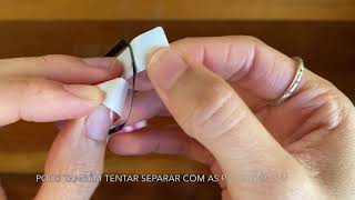 Vídeo de Película Proteção de Gel Compatível com Apple Watch 38mm