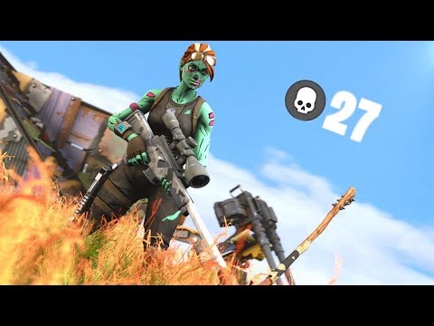 INSANE 27 Kill Solo Squad Gameplay (Fortnite Battle Royale)