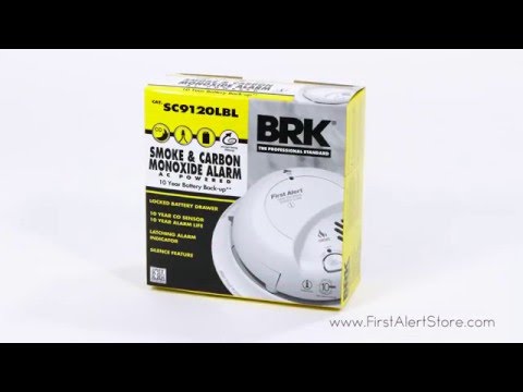 First Alert Hardwired Combo Smoke and CO Alarm with 10 Year Sealed Battery (SC9120LBL)