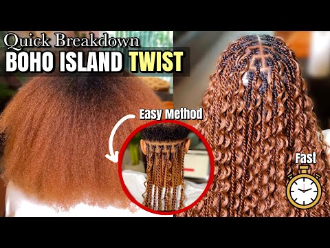 Boho Island Twist | •Easy Twisting Method | •BraidsByTyTi