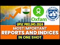 Most Important Reports And Indices @1 Shot Video | UPSC Prelims 2024 | PW OnlyIAS #prelims2024 #upsc