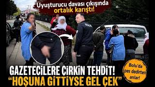 Tanığın Verdiği İfadeyi Beğenmeyen Sanık Yakınları Hırsını Kadın Gazetecilerden Çıkardı