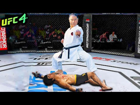 UFC4 | Bruce Lee vs. Karate Master | Morio Higaonna (EA sports UFC 4)
