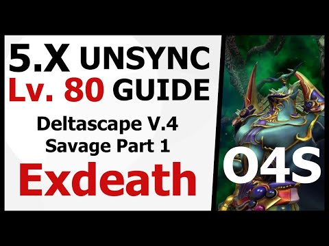 [Lv.80 Unsync Guide] Deltascape V4 Savage Part 1