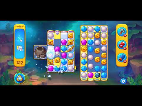 Fishdom level 10589 no boosters フィッシュダム ノーマル