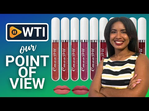evpct CmaaDU 10Pcs Dark Red Liquid Matte Matt Lipstick Set Long Lasting 24 Waterproof Smudge Proof Liquid Catsuit Matte Bulk Lipstick Set for Black Women 10 Count (Pack of 1) A-Set - WTI product video review