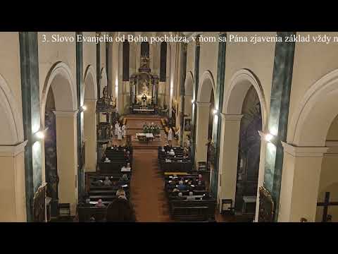 JKS 249/3 - Slovo Evanjelia (spev pred Evanjeliom)