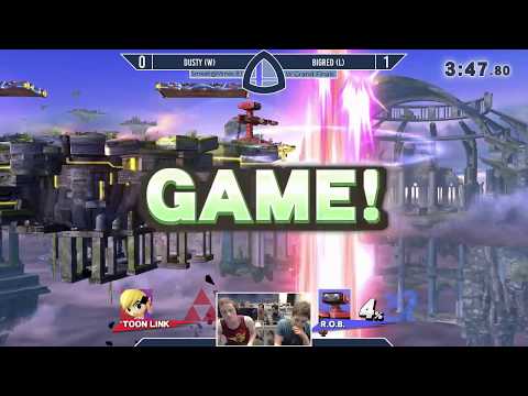 Sm4sh@Mines 81 - Dusty [W] (Toon Link) Vs. BigRed [L] (R.O.B.) - Grand Finals