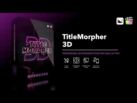 TitleMorpher 3D - 3D Extrusion Titles for Final Cut Pro - Pixel Film Studios