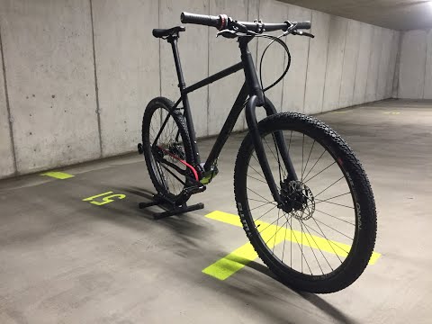 Bikepacking - MTB Cycletech RAW Pinion P1.18 Gates carbon drive - walk around