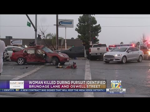 Coroner identifies woman killed during pursuit of fugitive