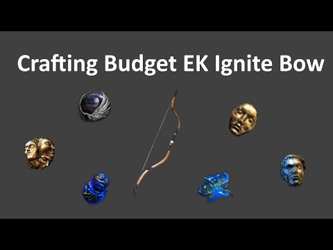 Crafting Budget EK Ignite Bow (PoE 3.20 Sanctum)