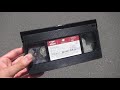 Smashing VHS Tape