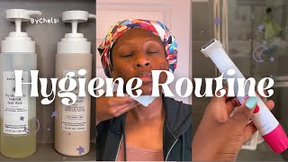 Complete HYGIENE ROUTINE for Sensitive Skin: shower, skincare, hair, and dental