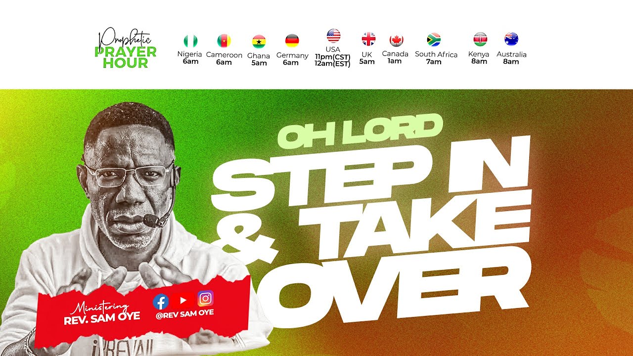 A FRESH WIND FOR A FRESH START | PROPHETIC PRAYER HOUR || REV DR SAM OYE [ DAY 1158 ]