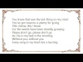 José Feliciano - The Last Thing on My Mind Lyrics